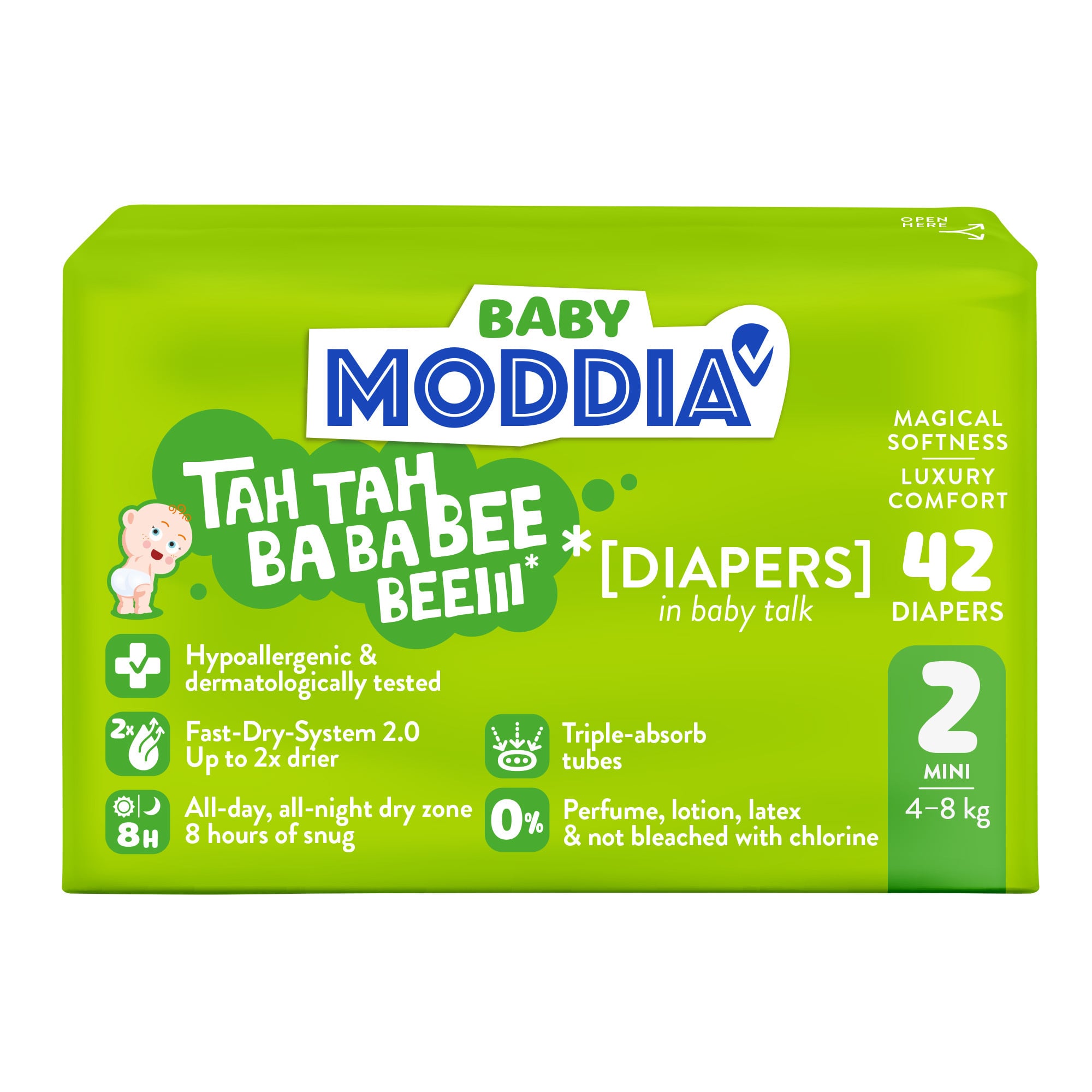 Moddia Baby Pelenka 2-es méret Mini 4-8 kg