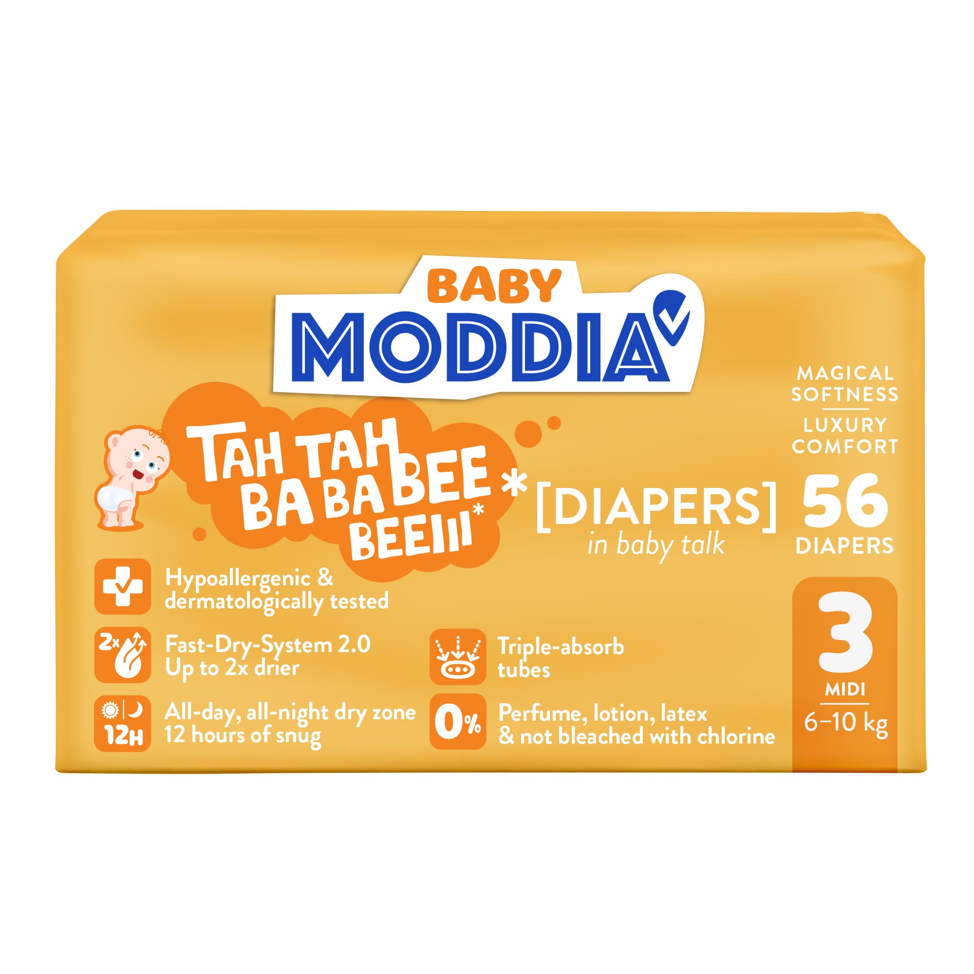 Moddia Baby Pelenka 3-as méret Midi 6-10 kg