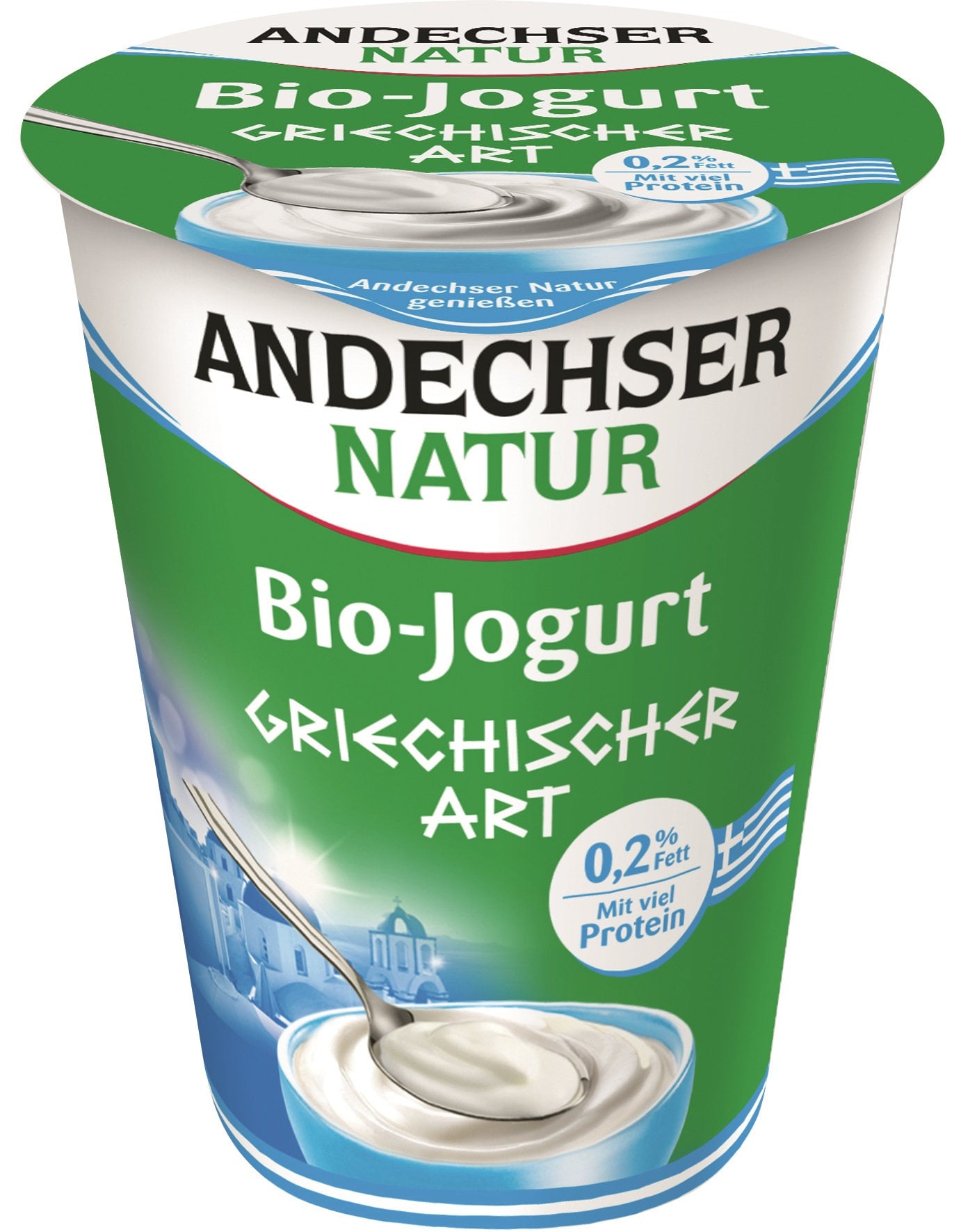 Andechser BIO Zsírszegény natúr görörg joghurt, 0,2%