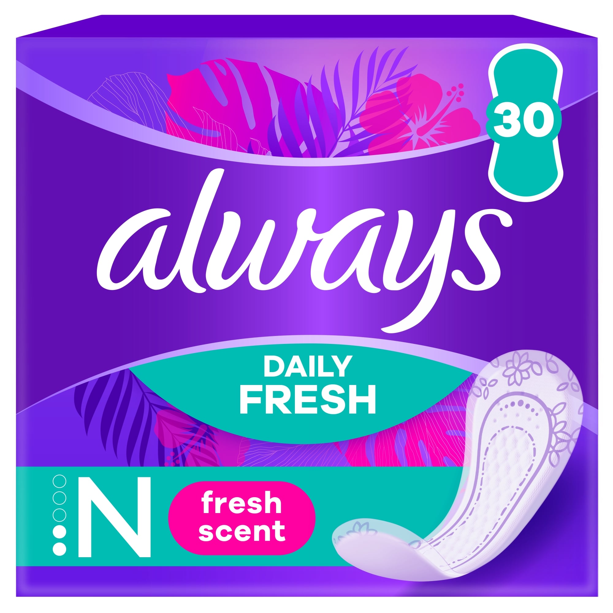 Always Daily Fresh Tisztasági Betét, Normal