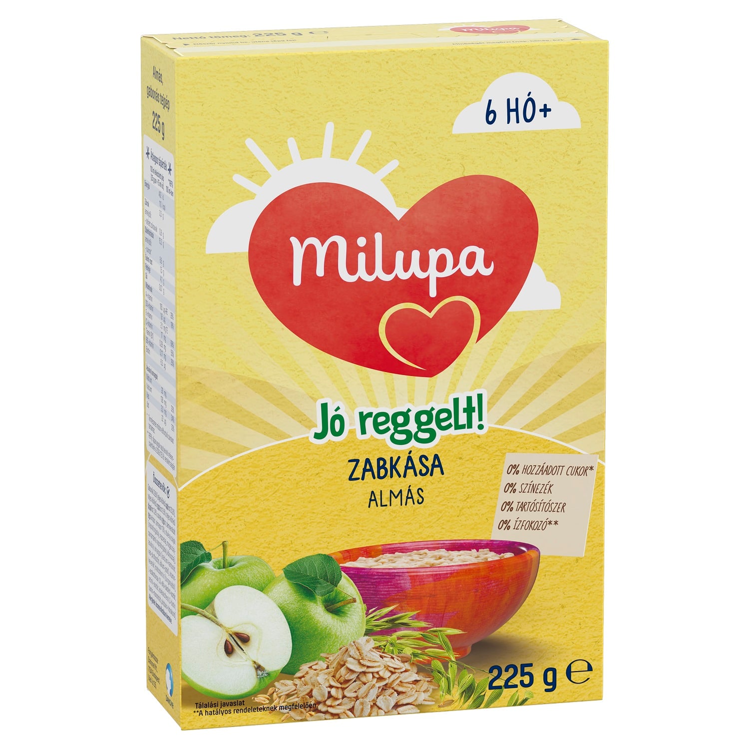 Milupa Jó reggelt! Zabkása almás 6 hó+