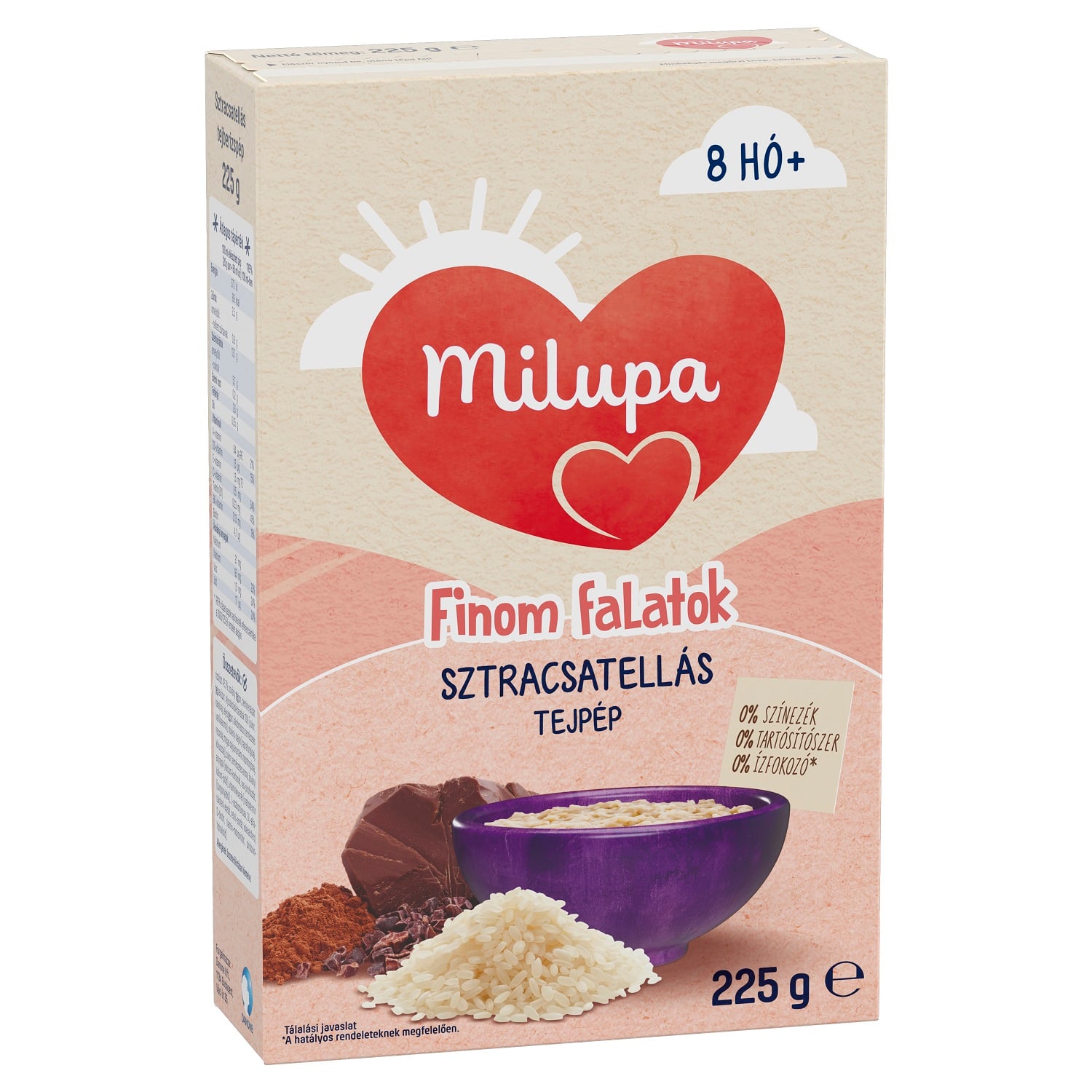 Milupa Finom falatok sztracsatellás tejpép 8 hó+