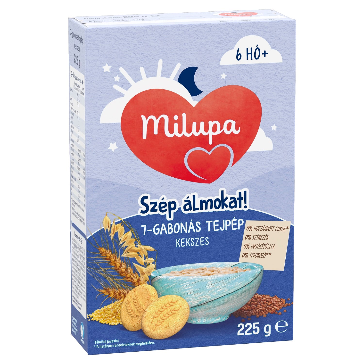 Milupa Szép álmokat! 7 gabonás kekszes tejpép 6 hó+