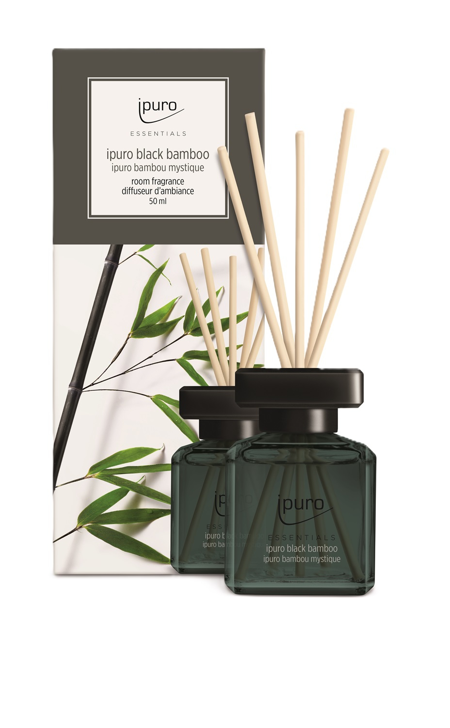 ipuro pálcikás illatosító black bamboo