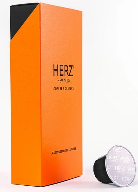 HERZ New York Coffee Roasters Ristretto Nespresso kompatibilis alumínium kávékapszula