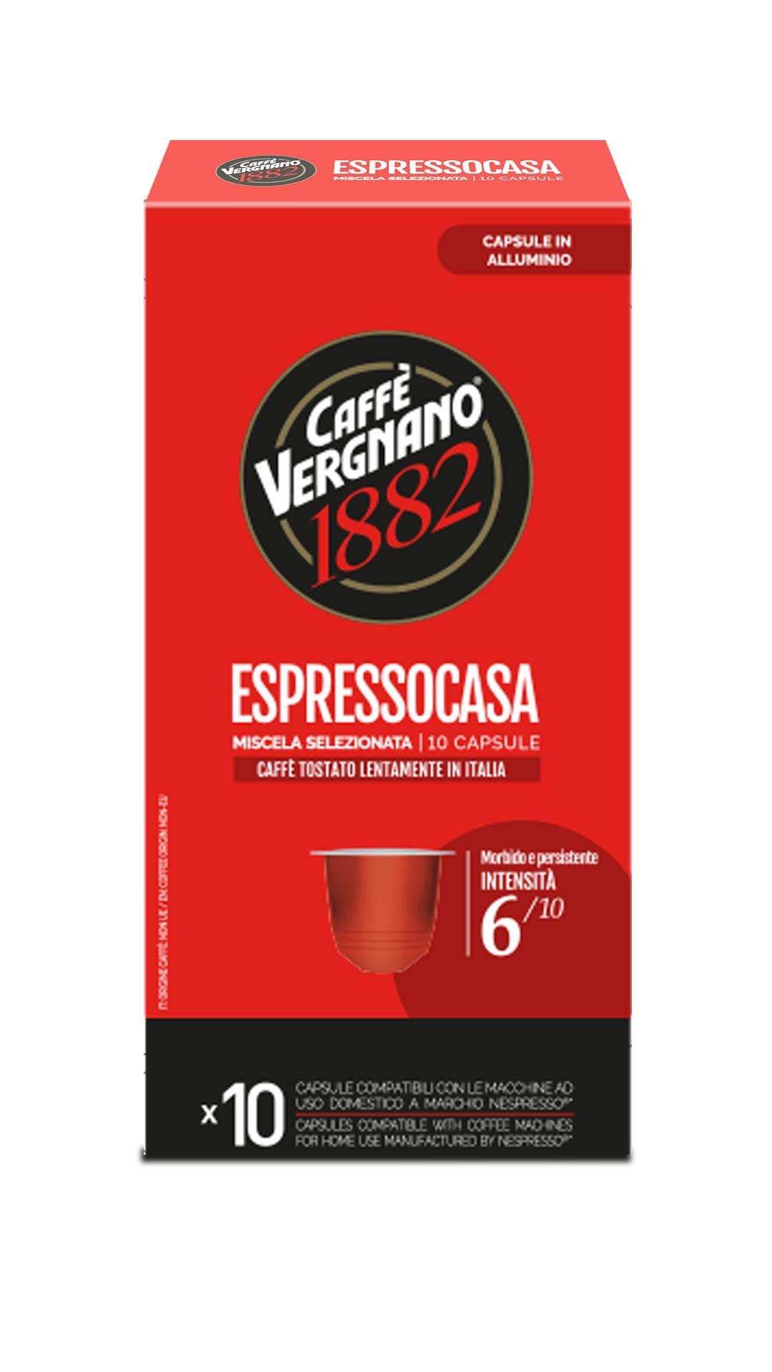 Caffé Vergnano Espressocasa alumínium kávékapszula