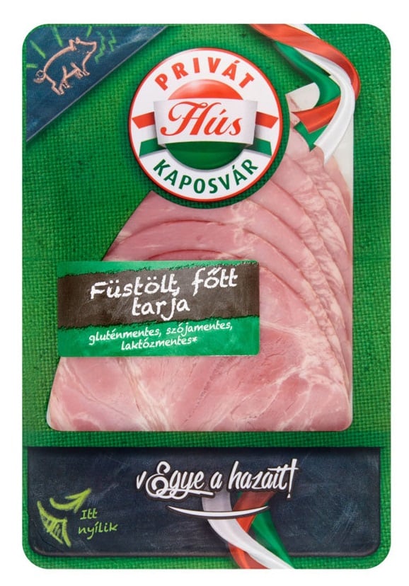 Privát füstölt főtt tarja szeletelt