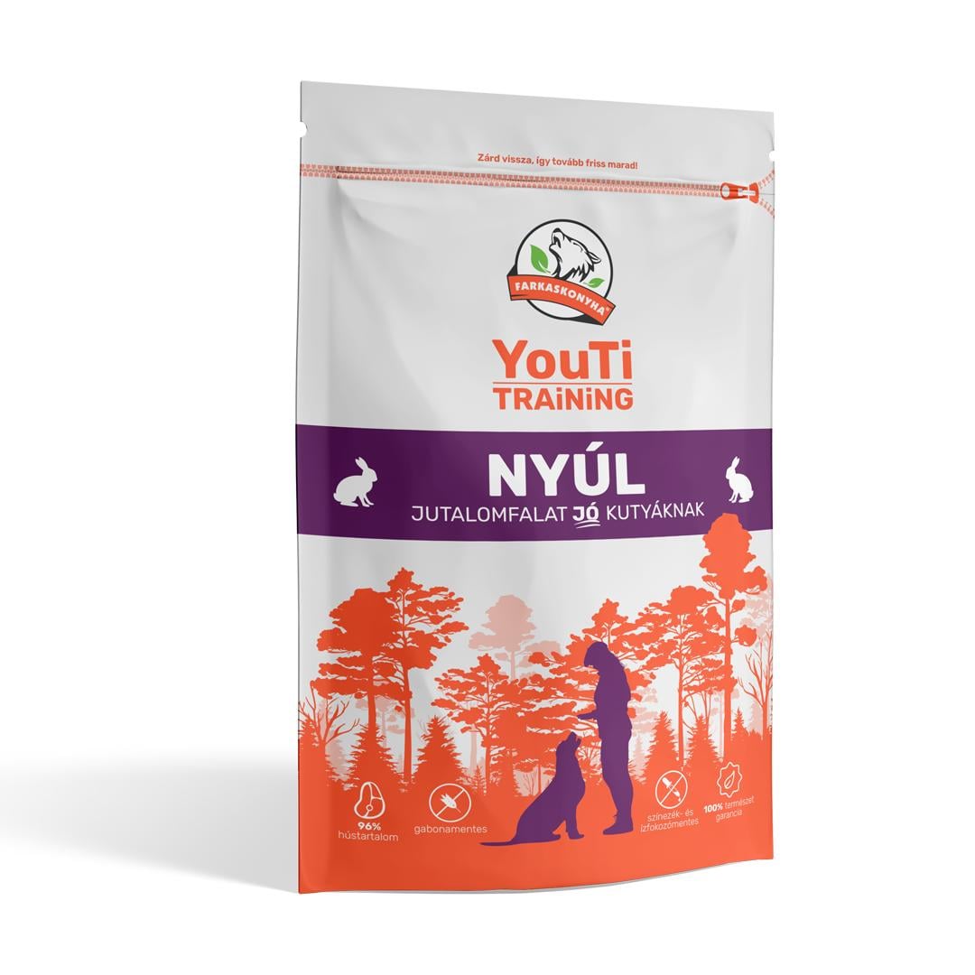 Farkaskonyha YouTi Training Nyúl jutalomfalat