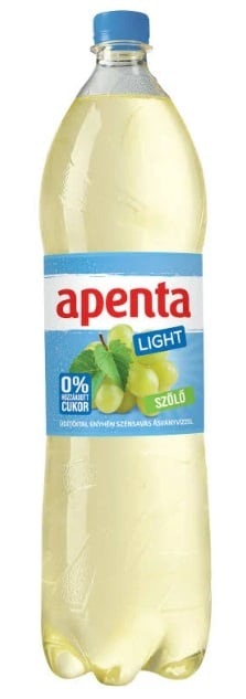 Apenta Light energiamentes szőlő üdítőital enyhén szénsavas ásványvízzel, édesítőszerekkel