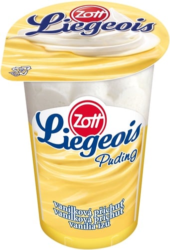 Zott Liegeois vaníliaízű puding tejszínhabbal