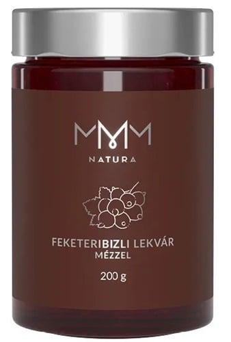 MMM Feketeribizli lekvár mézzel (80%)