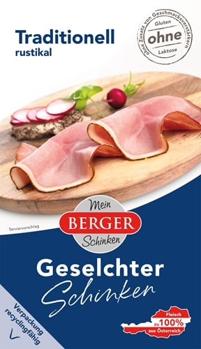 Berger Rusztikus főtt sonka szeletelt