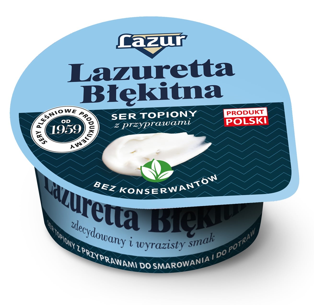 Lazuretta Blue kenhető kék márványsajt sajtkrém zöldfűszerekkel