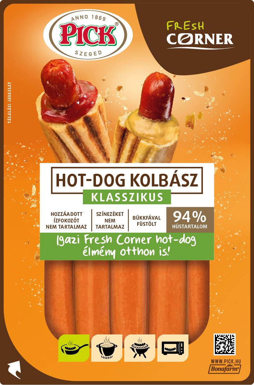 Pick Fresh Corner klasszikus hot-dog kolbász