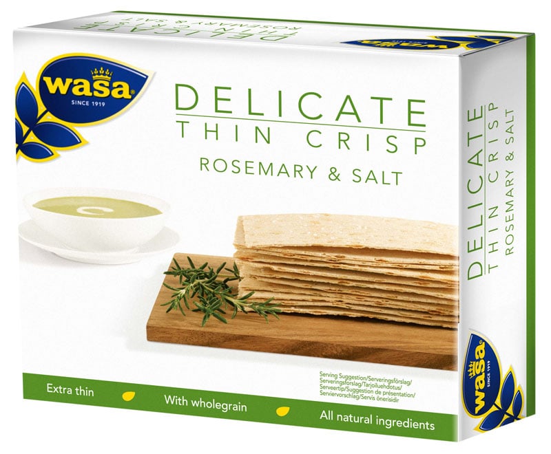 Barilla Wasa Delicate Crips rozmaringgal és tengeri sóval