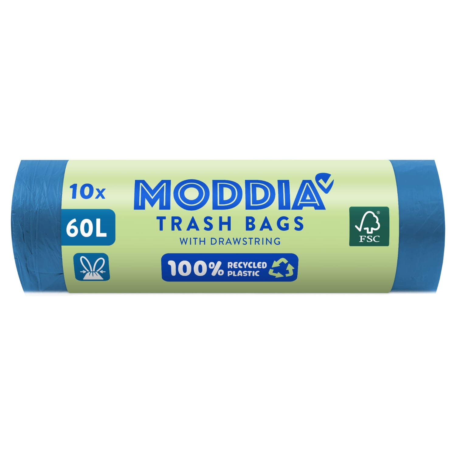 Moddia szemeteszsák zárószalaggal 60l sötétkék
