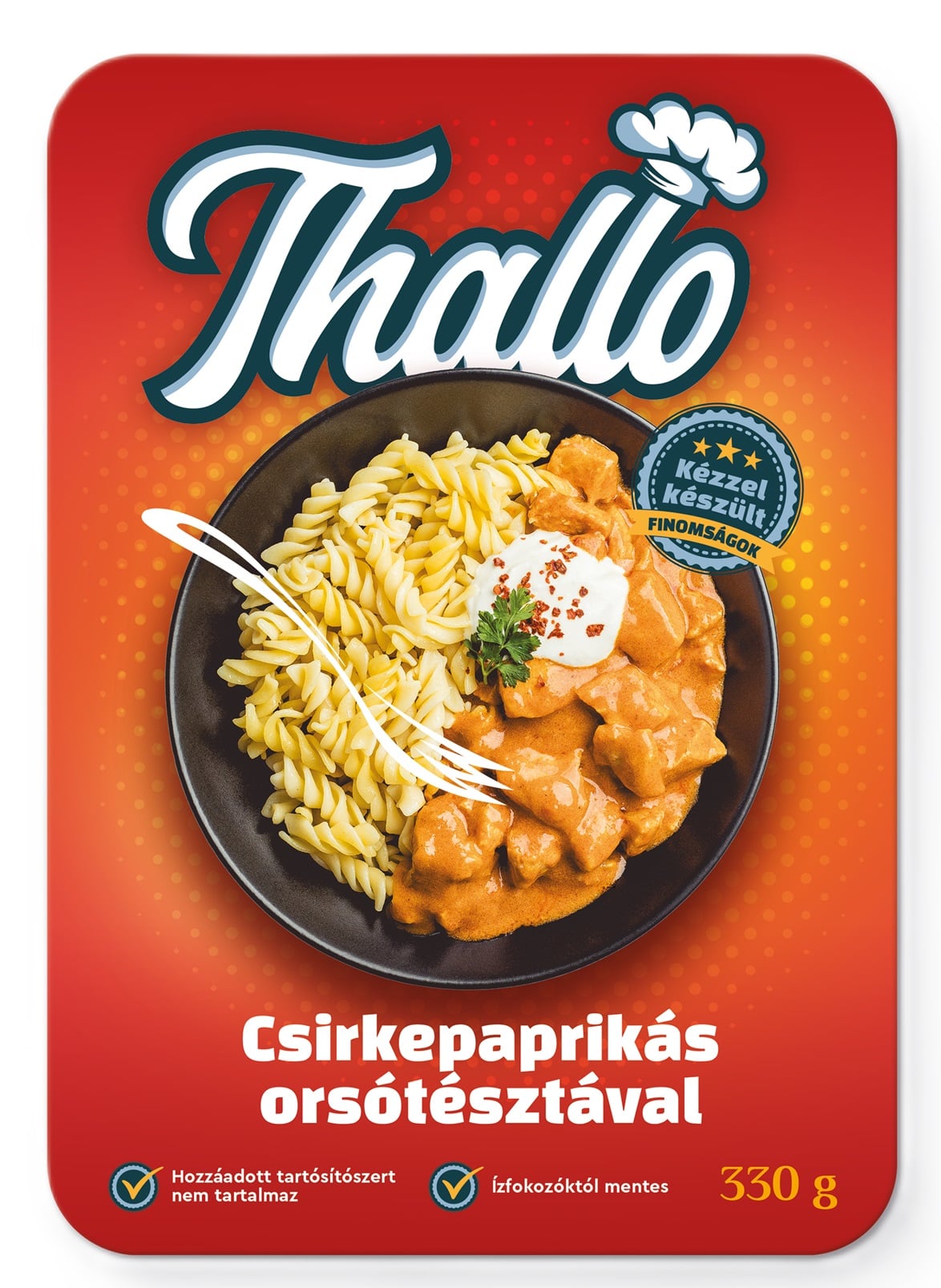 Thallo Csirkepaprikás orsó tésztával