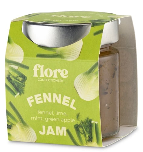 Flore Confectionery édeskömény lekvár lime-mal és mentával