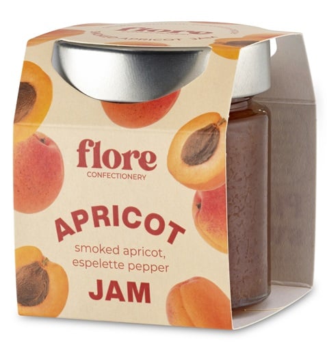 Flore Confectionery füstölt sárgabarack lekvár espelette chilivel