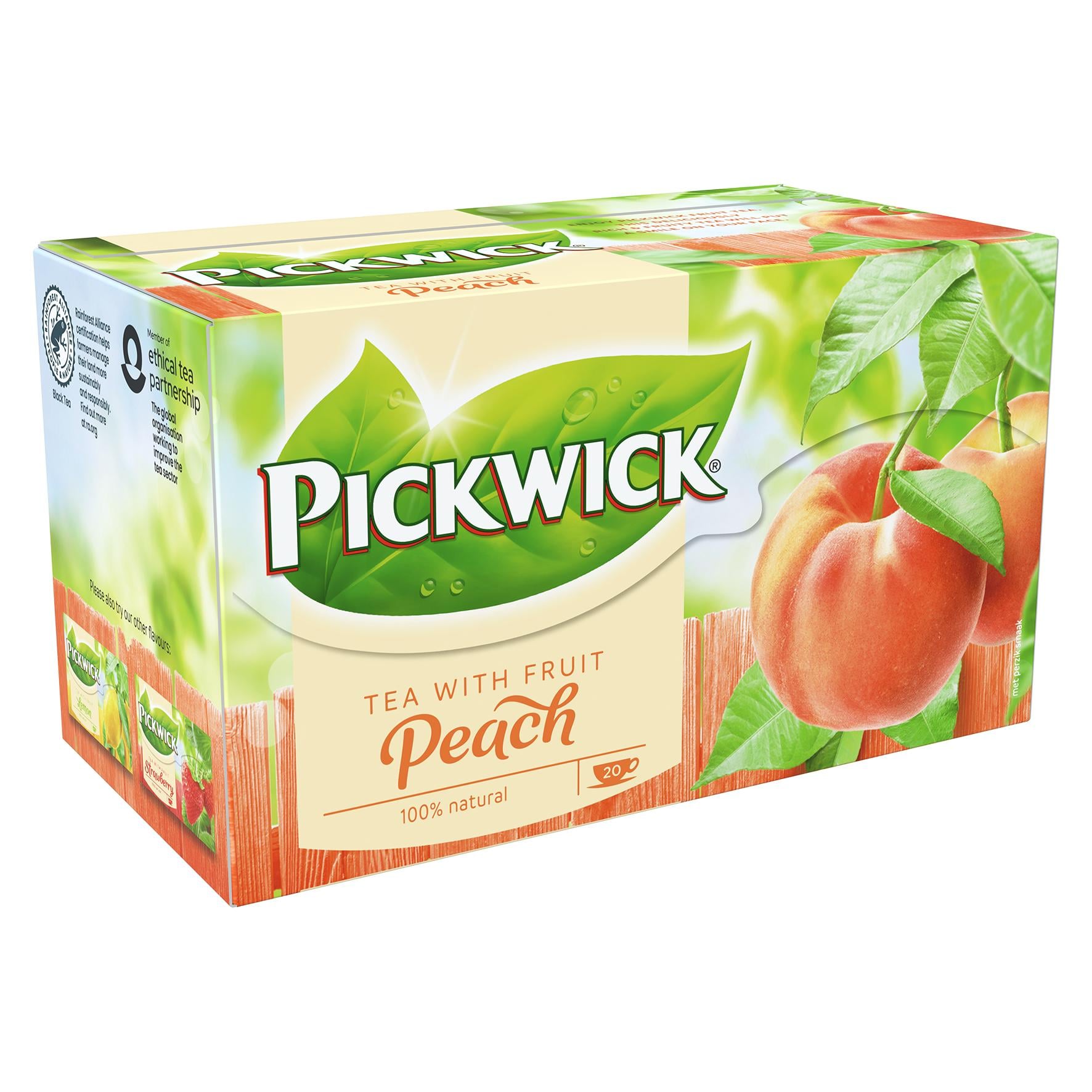 Pickwick Őszibarackízű fekete tea