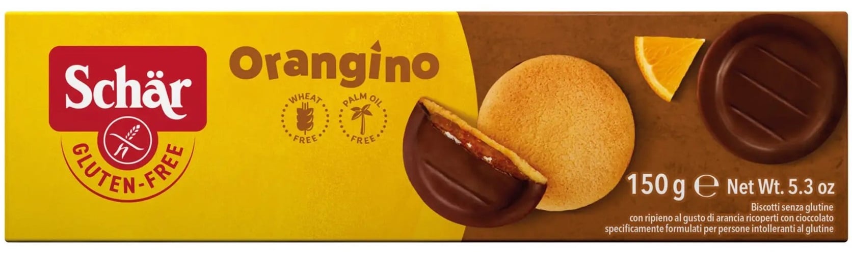 Schär Orangino gluténmentes narancsos piskótatallér