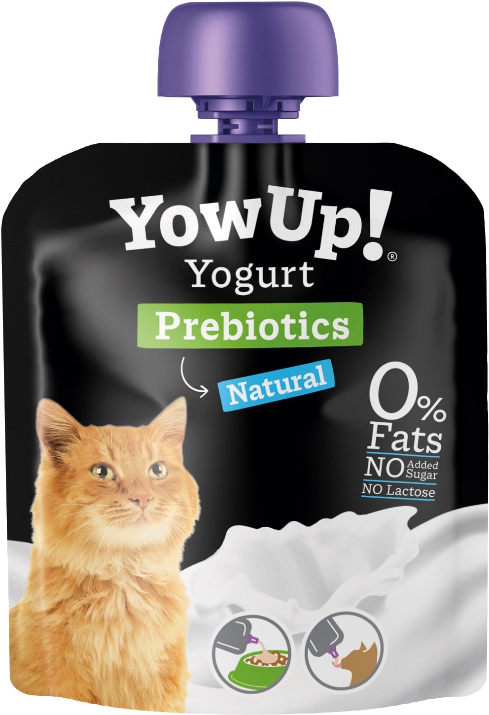YowUp Natúr prebiotikus joghurt macskáknak