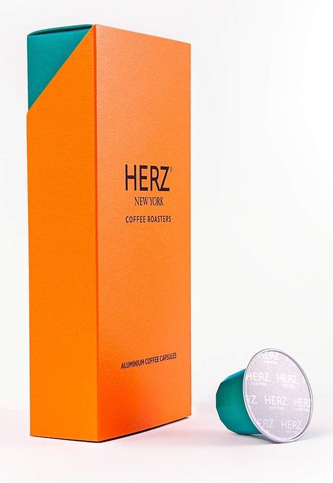 HERZ New York Coffee Roasters Brazil Nespresso kompatibilis alumínium kávékapszula