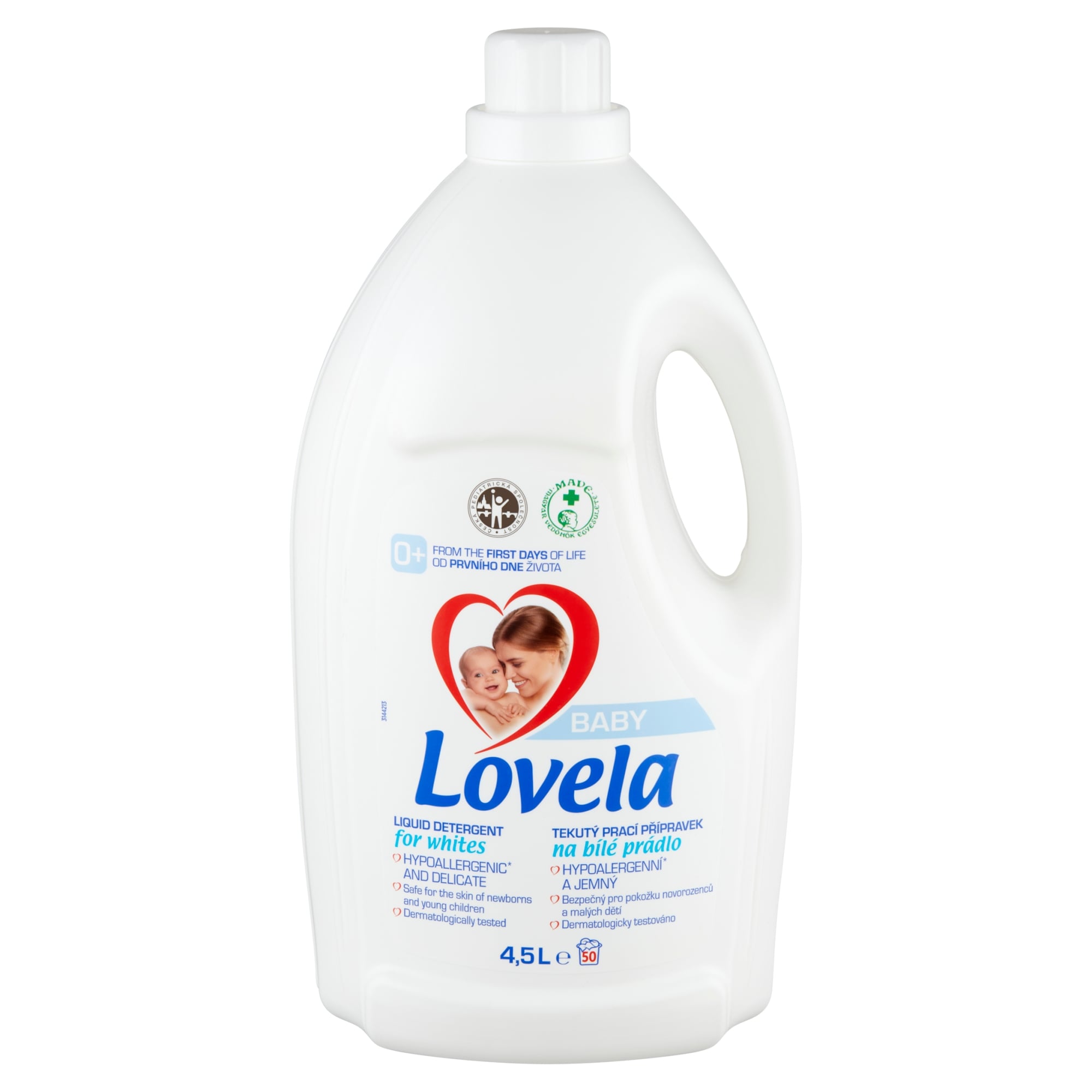 Lovela Baby Hipoallergén folyékony mosószer fehér ruhákhoz 4.5l