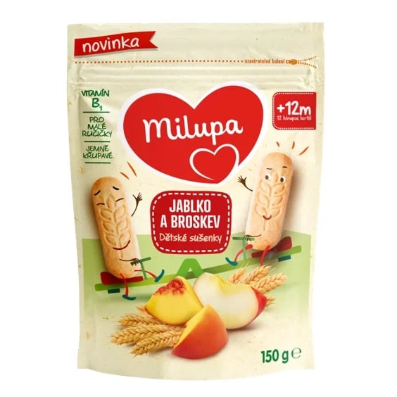 Milupa Almás-Barackos Babakeksz 12 hónapos kortól