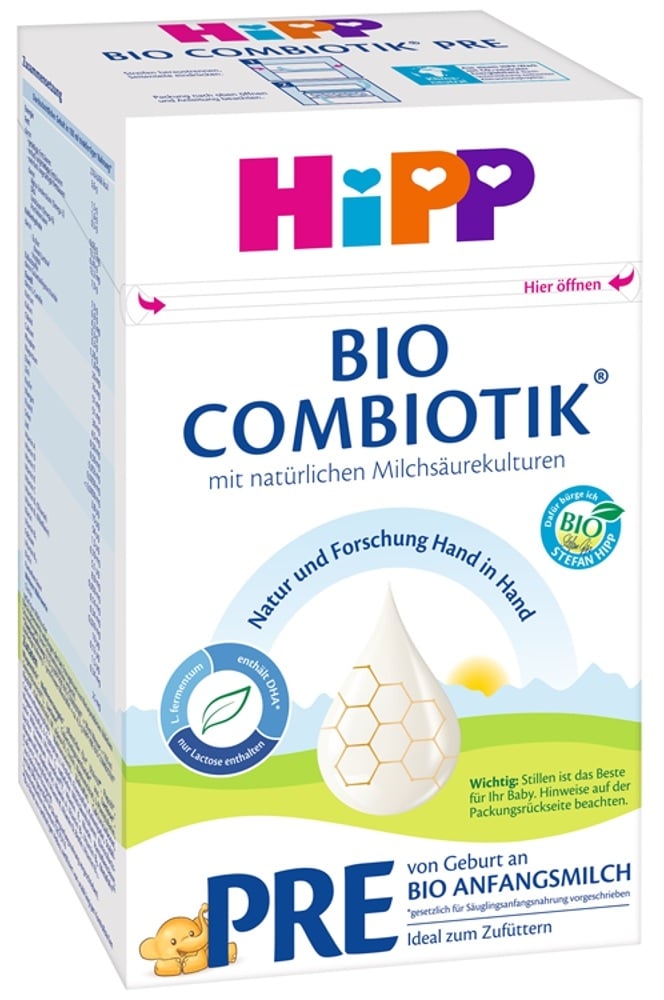 Hipp Pre Bio Combiotik tejalapú anyatej-helyettesítő tápszer, újszülött kortól