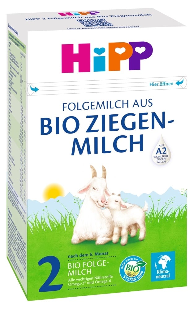 Hipp 2 BIO Kecsketejalapú anyatej-kiegészítő tápszer, 6 hónapos kortól