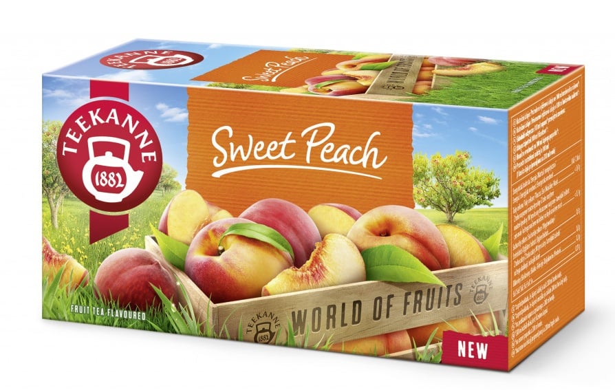Teekanne World of Fruits Sweet Peach őszibarack ízű gyümölcstea