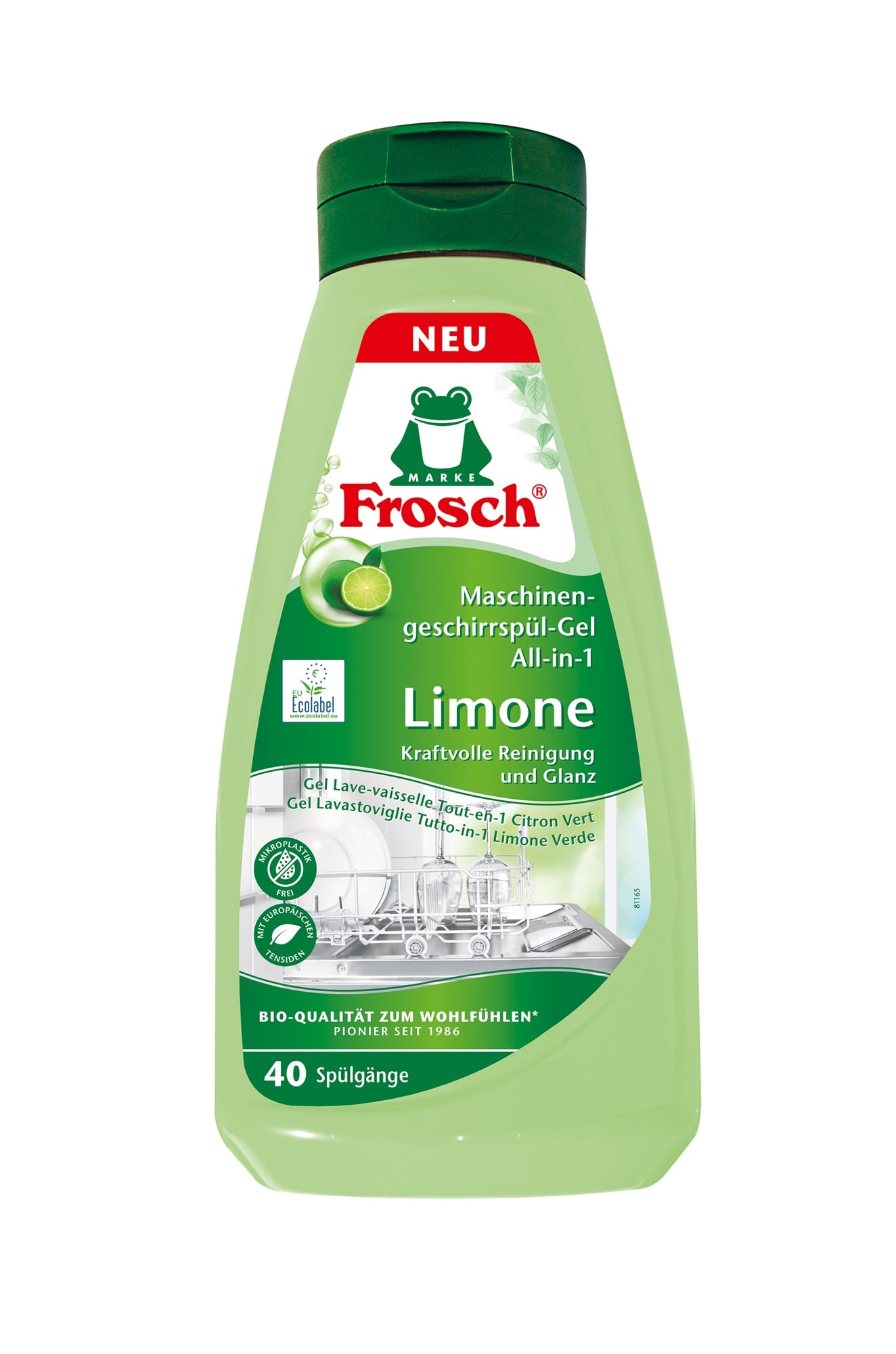 Frosch Gépi mosogatógél 650 ml