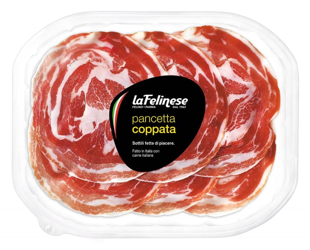 LaFelinese Szeletelt Pancetta Coppata olasz szalonna