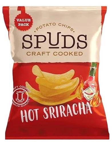 Spuds "Hot Sriracha" Chili ízű, csípős burgonyachips