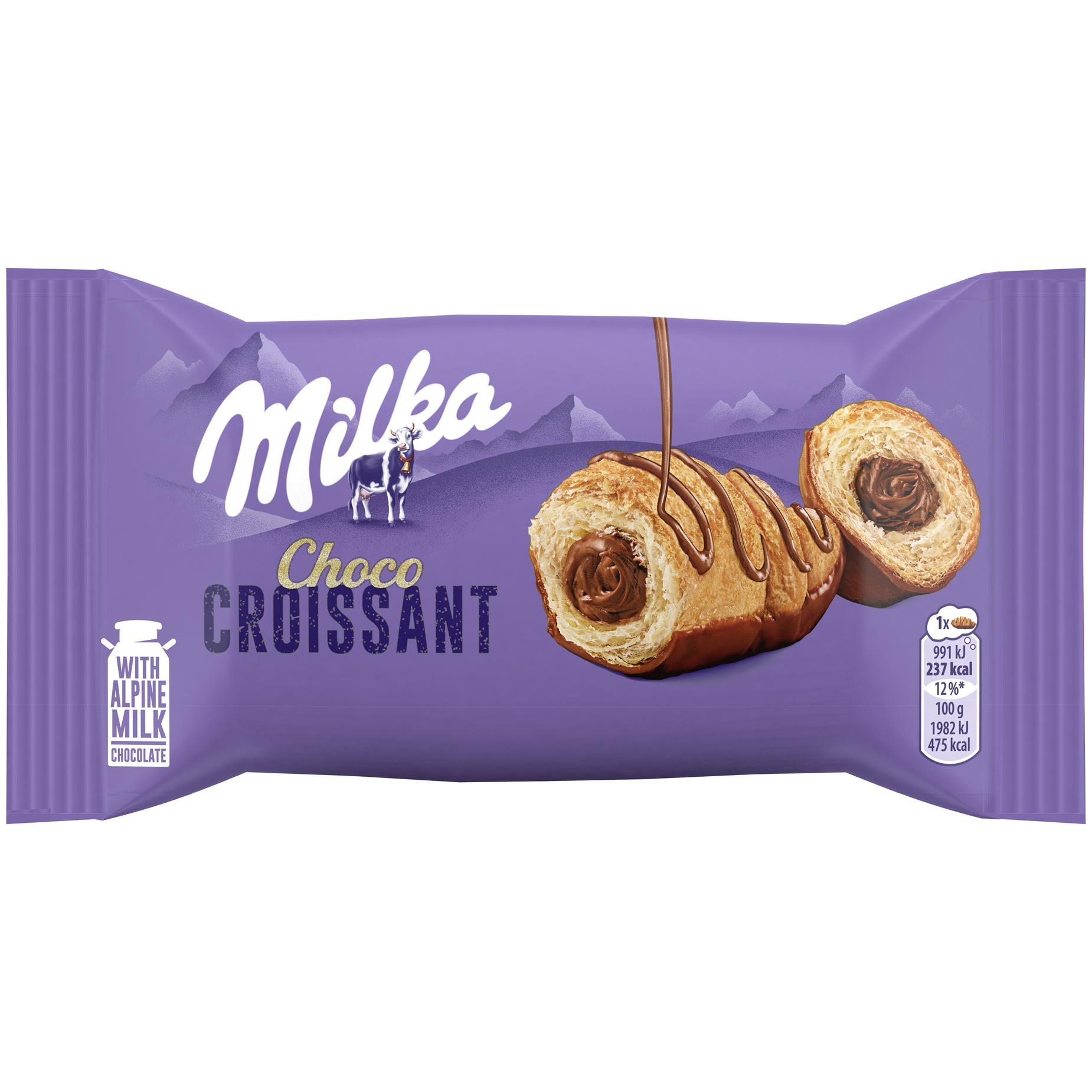 Milka csokoládés croissant