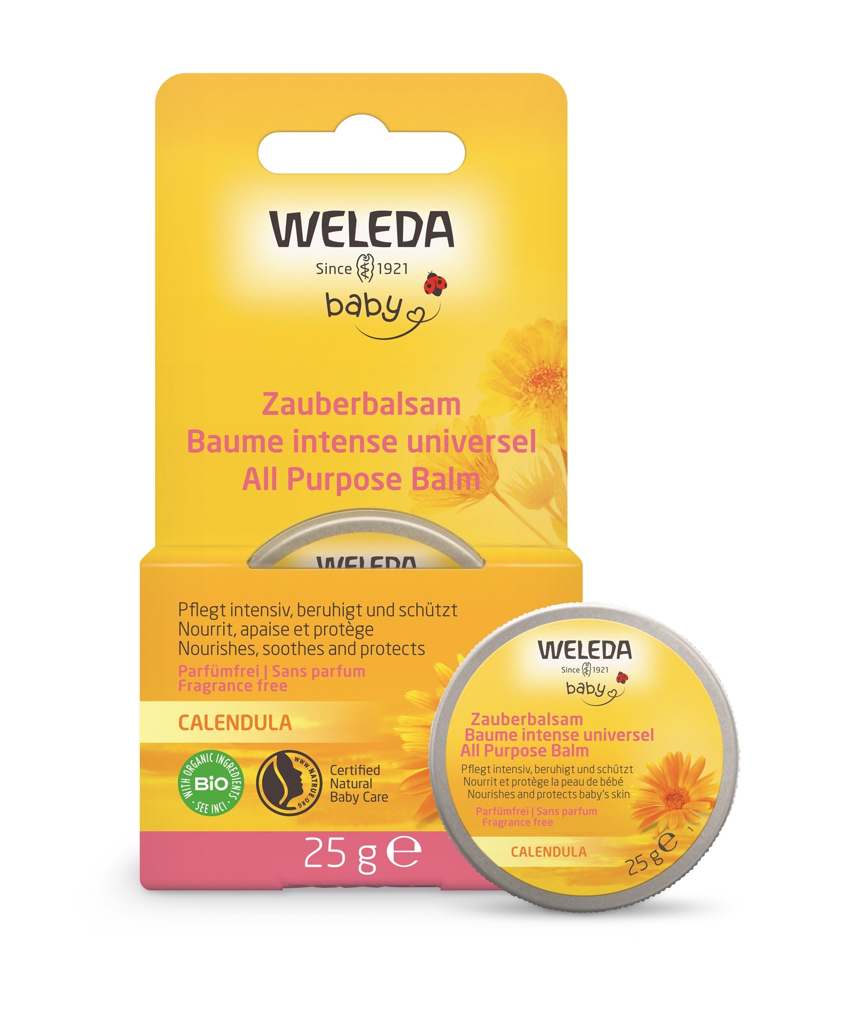 Weleda Baby Bio körömvirágos natúr többcélú védőbalzsam babáknak