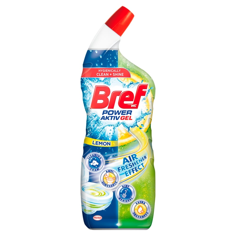 Bref Power Aktiv Gel Lemon toalett tisztítószer