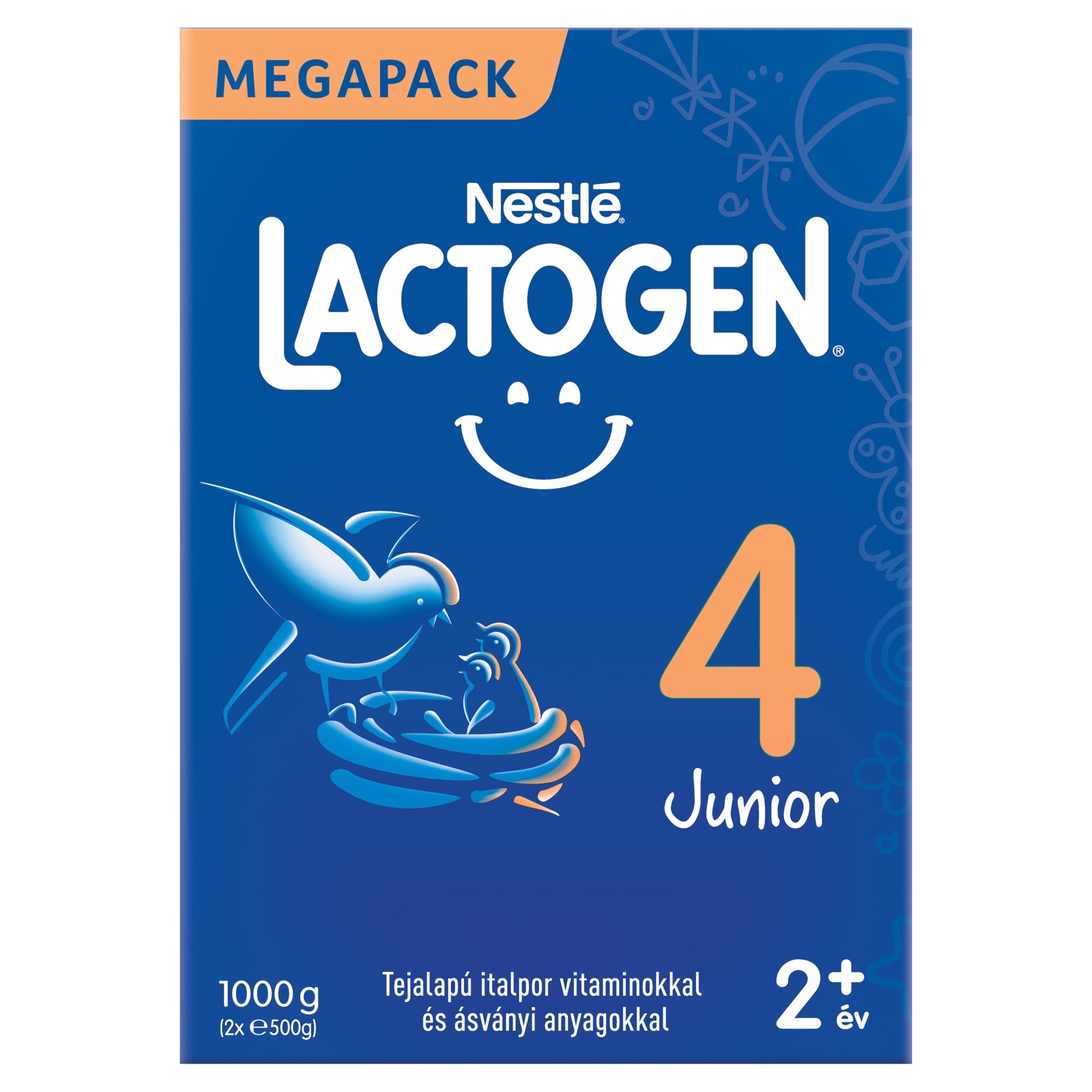 Lactogen 4 Junior Tejalapú italpor vitaminokkal és ásványi anyagokkal  24 hónapos kortól 1000 g