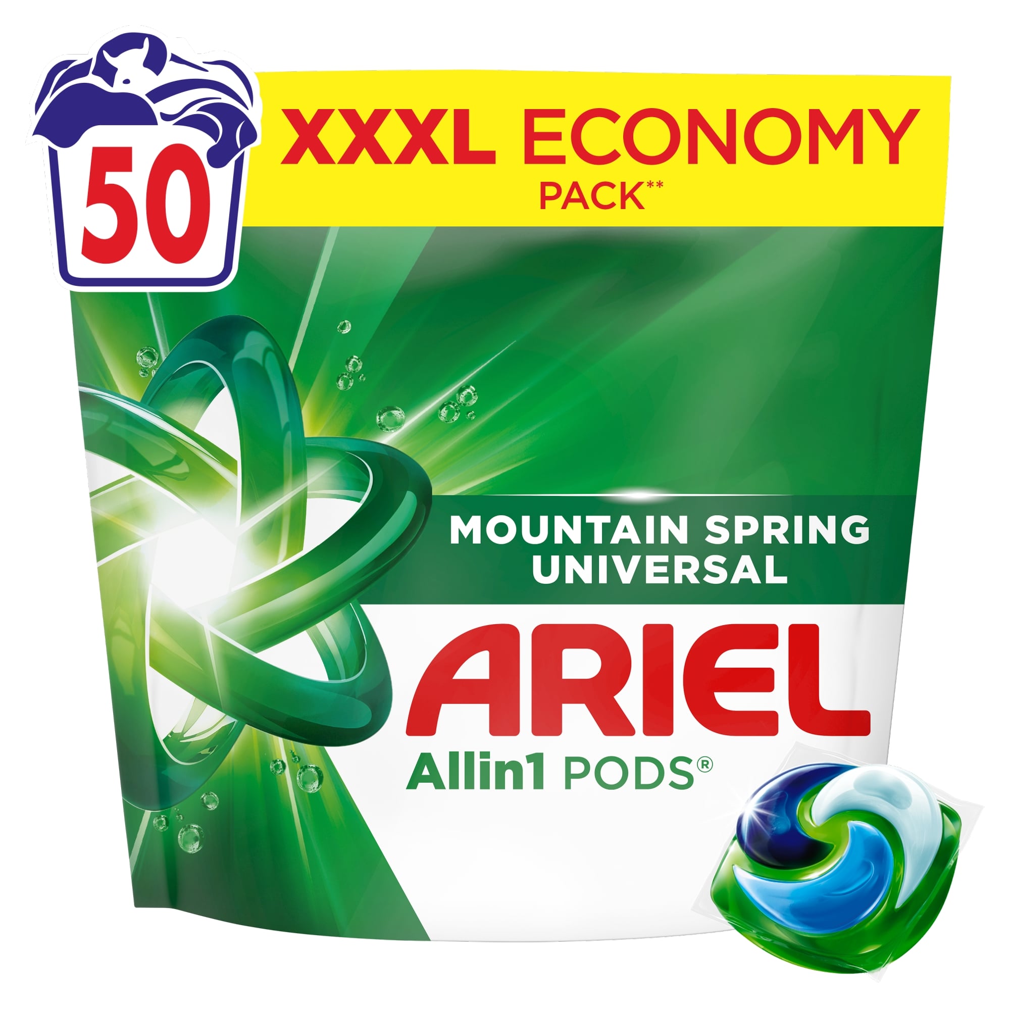Ariel All-in-1 PODS Mosókapszula Mountain Spring 50 db