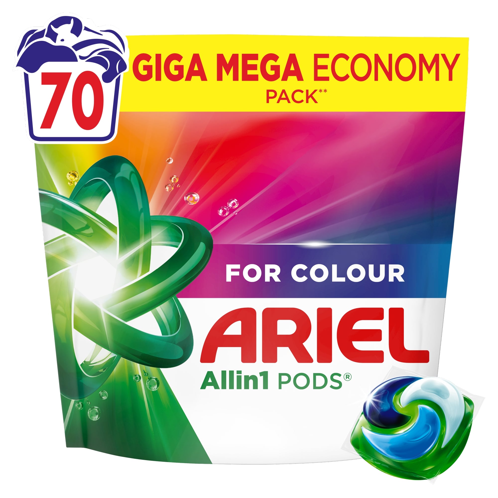 Ariel All-in-1 PODS Mosókapszula Color 70 db