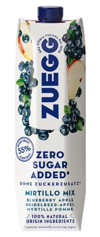 ZUEGG Zero gyümölcs alapú ital almával és áfonyával