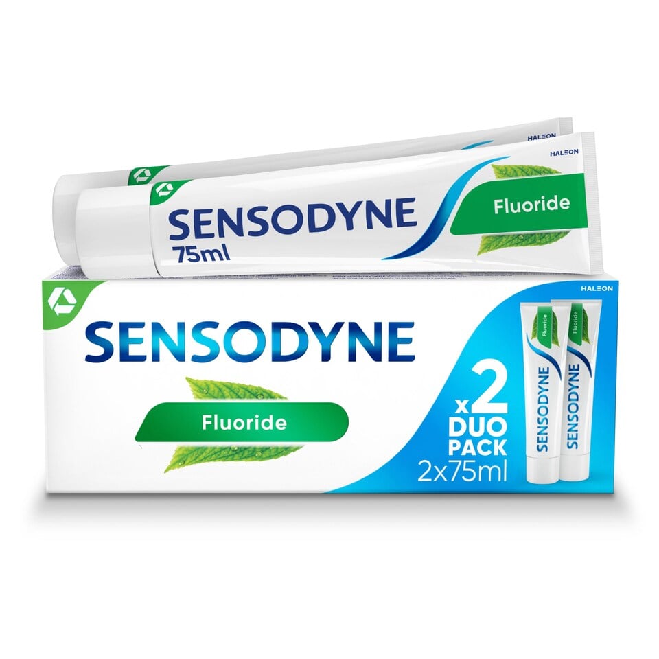 Sensodyne Fluoride fogkrém duopack 2x75 ml