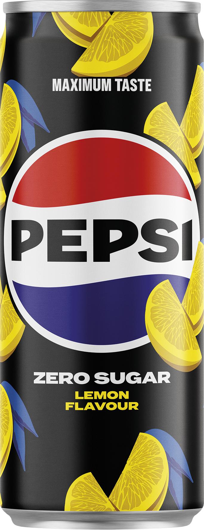 Pepsi Zero colaízű energiamentes szénsavas üdítőital édesítőszerekkel citrom ízesítéssel