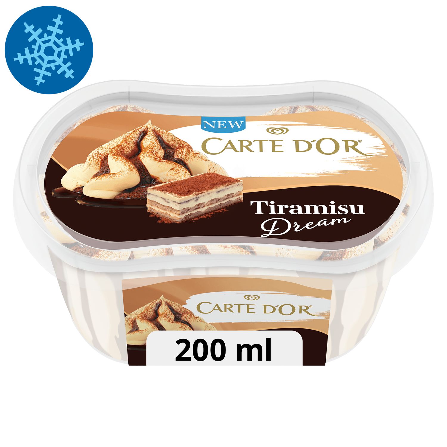 CARTE D'OR Mini Jégkrém Tiramisu 200ml