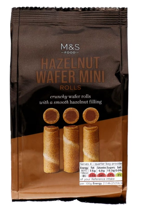 Marks & Spencer Ostyatekercs mogyorós töltelékkel (66%)