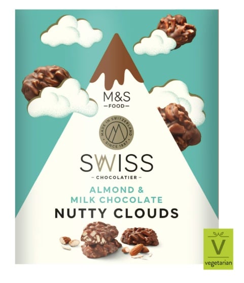 Marks & Spencer Tejcsokoládé mandulaszeletekkel