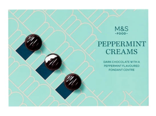 Marks & Spencer Étcsokoládé mentás fondant töltelékkel