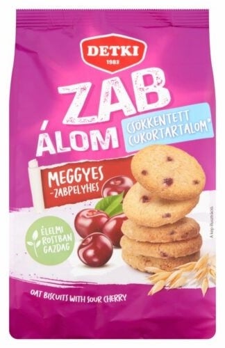 Detki Zab-álom meggyes-zabpelyhes omlós keksz