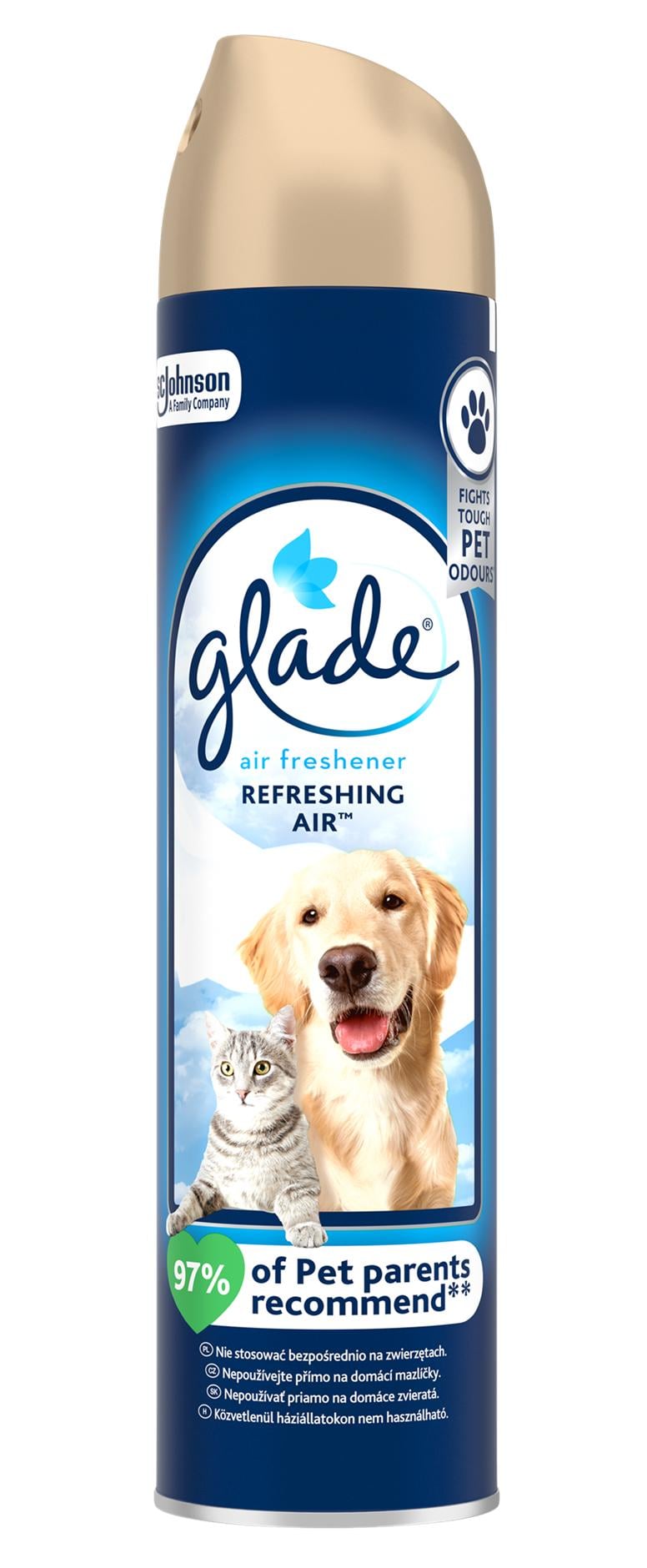Glade® légfrissítő aeroszol - Refreshing AirTM PET